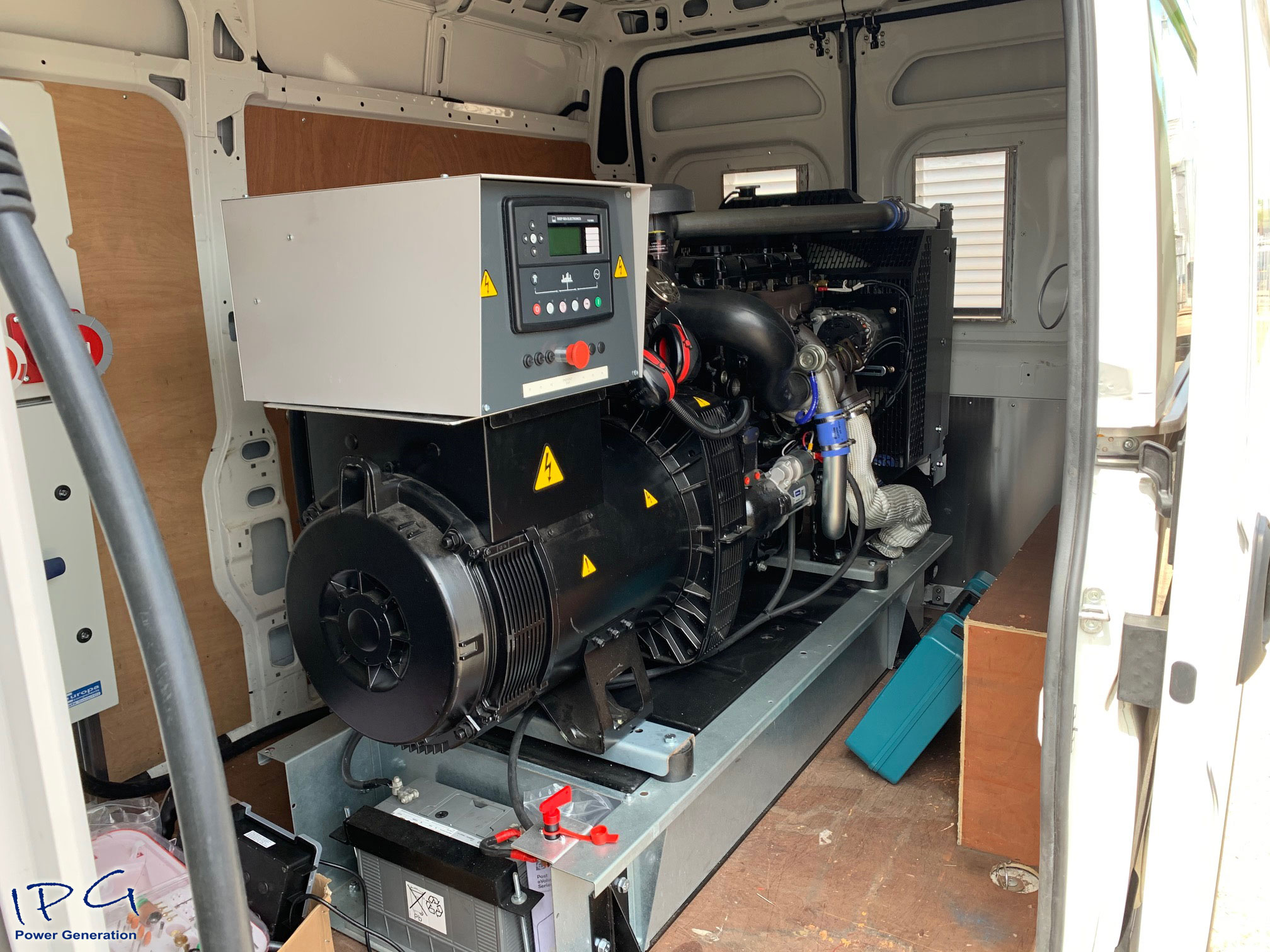 EV Recharge Project 100kVA Generator » Industrial Power Generation Ltd